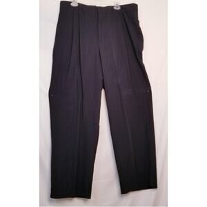 A New Day Women's Navy Blue Straight Leg Pleated Front Pants Size 17